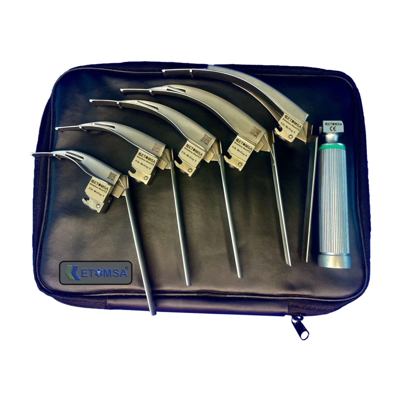 SET DE LARINGOSCOPIO MCCOY FLEXI FIBRA OPTICA